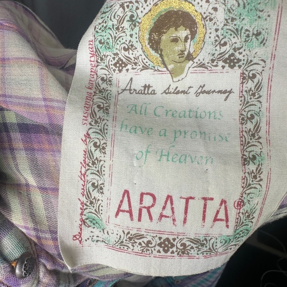 Aratta Plaid button down - Picture 5 of 7